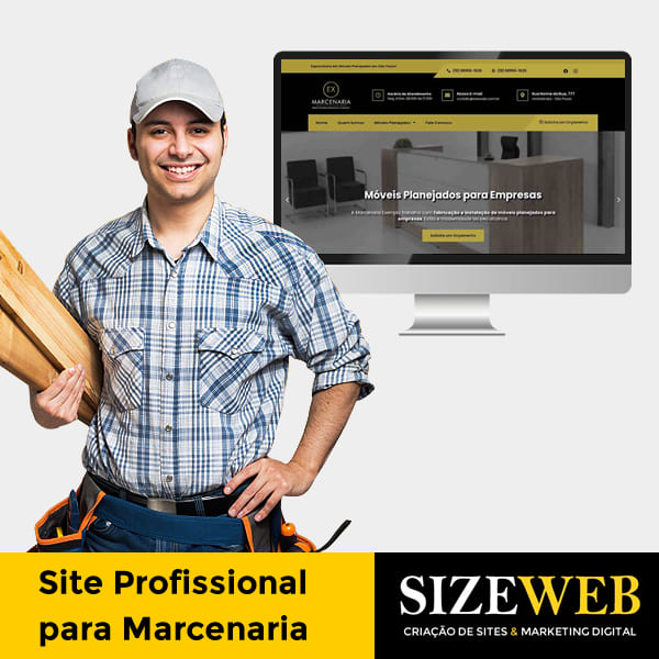 site profissional para marcenaria