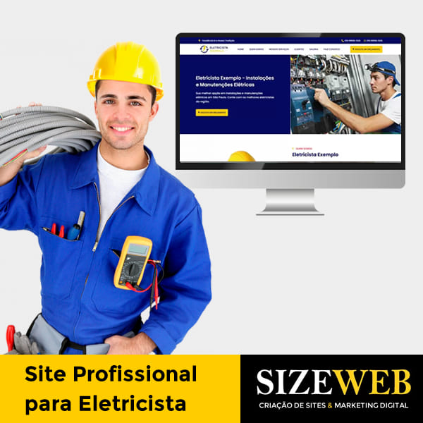 site profissional para eletricista