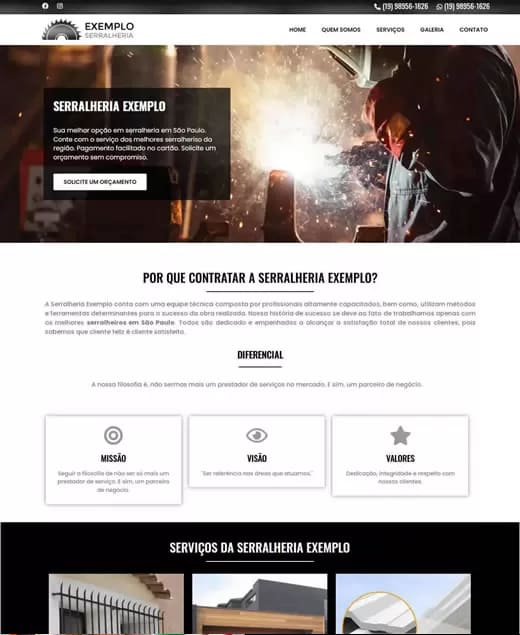 site profissional para psicólogo - modelo 6