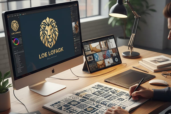 criação de logotipo simples