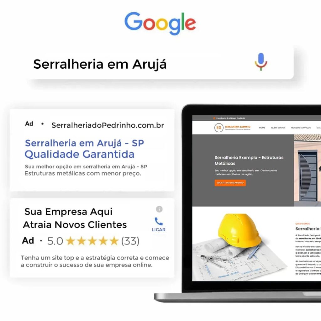 criação de sites e marketing digital em Arujá