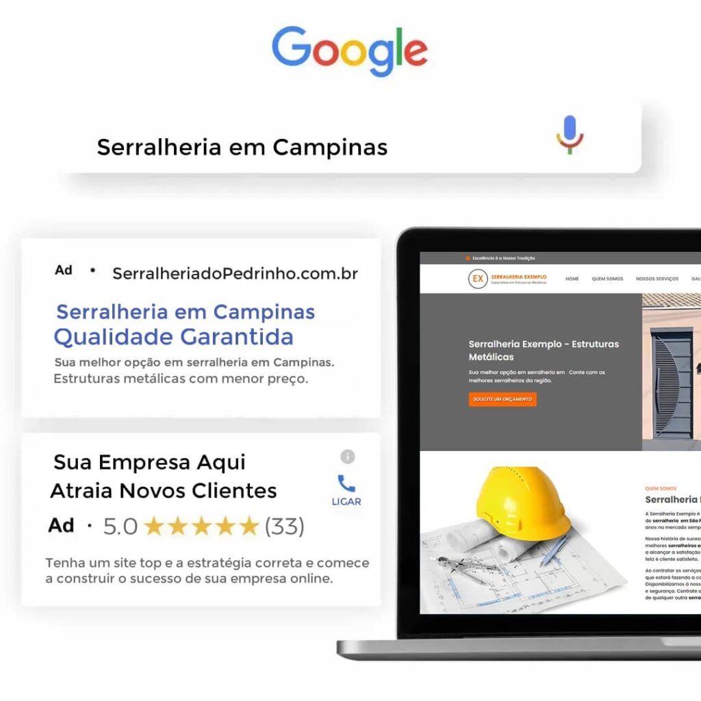 criação de sites e marketing digital em Campinas
