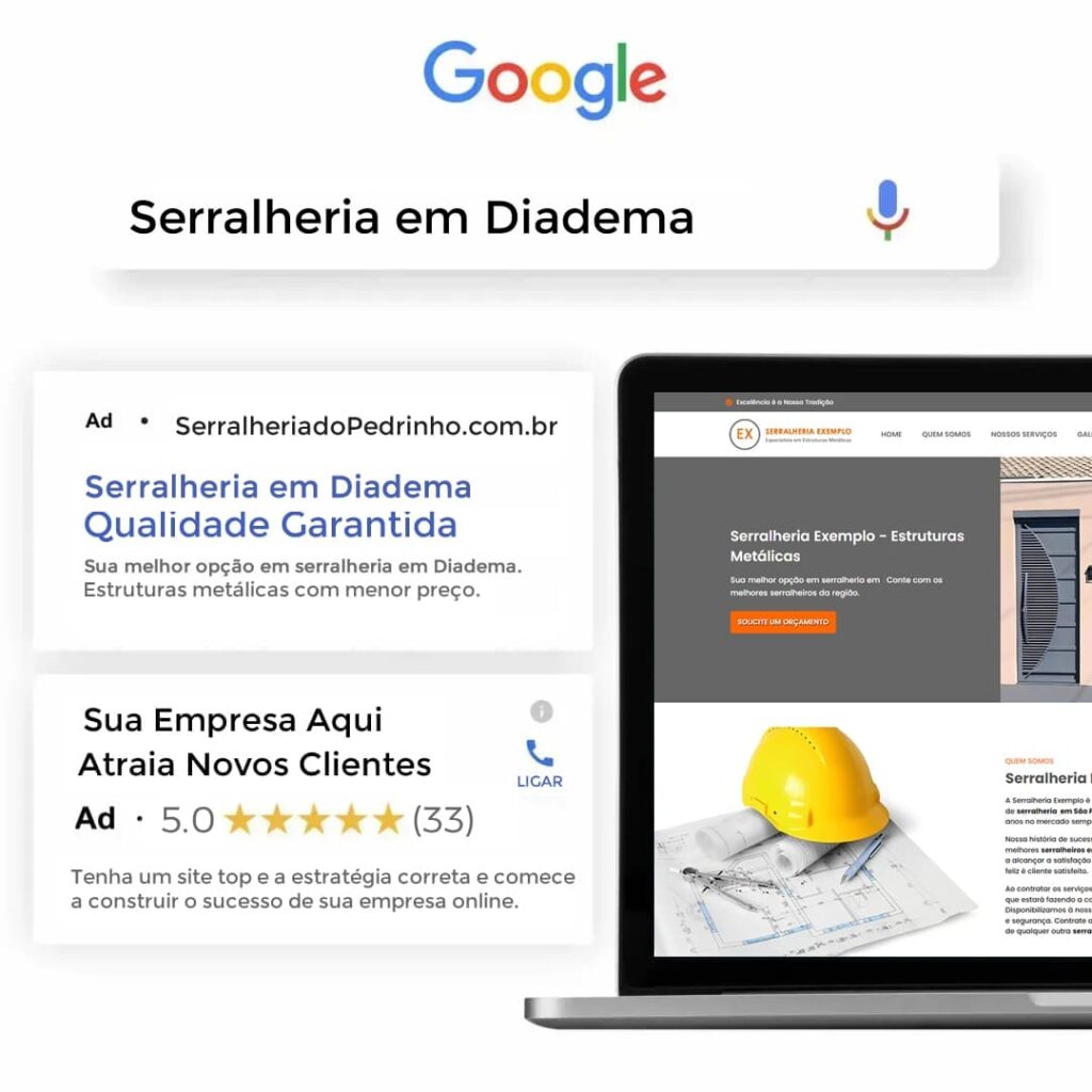 criação de sites e marketing digital em Diadema
