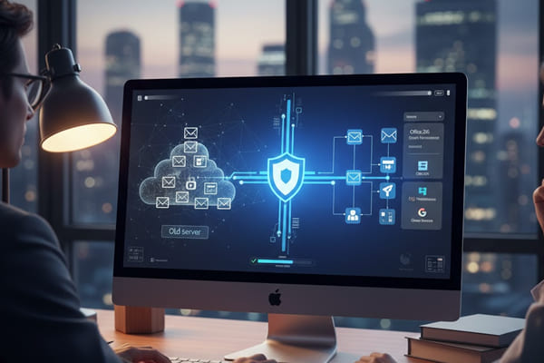 migrar e-mails corporativo